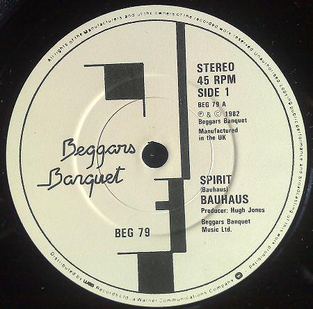 Bauhaus - Spirit - 7 Inch