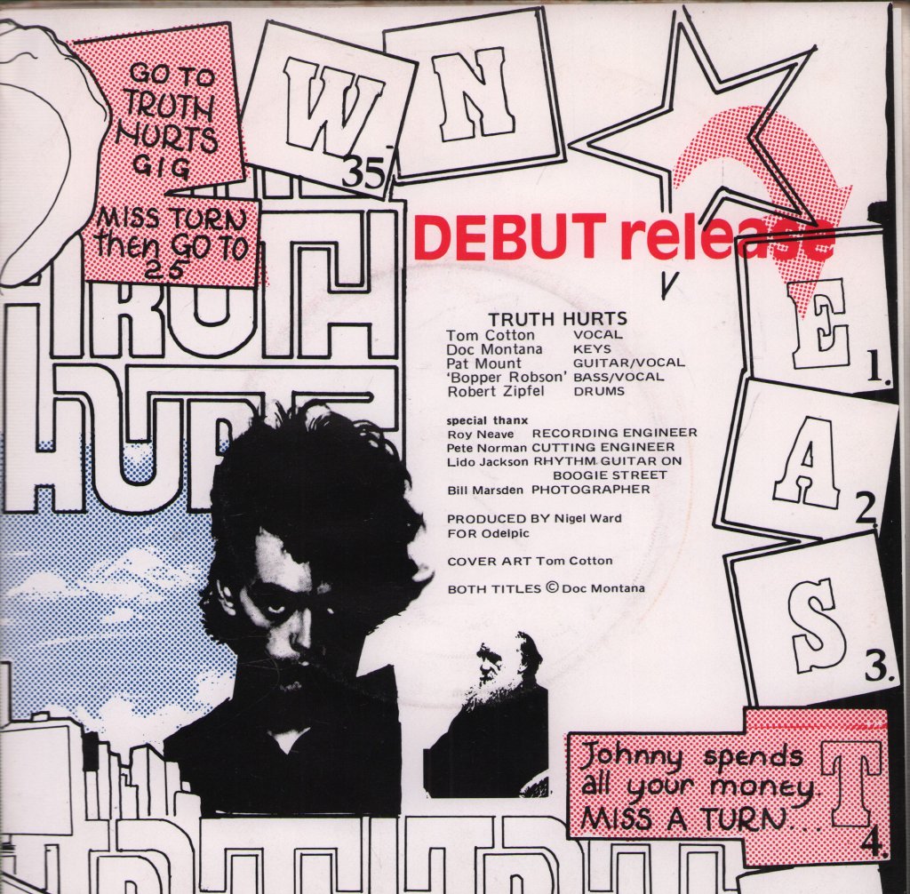 Tom Cotton's Truth Hurts - Who Needs Friends - 7 Inch