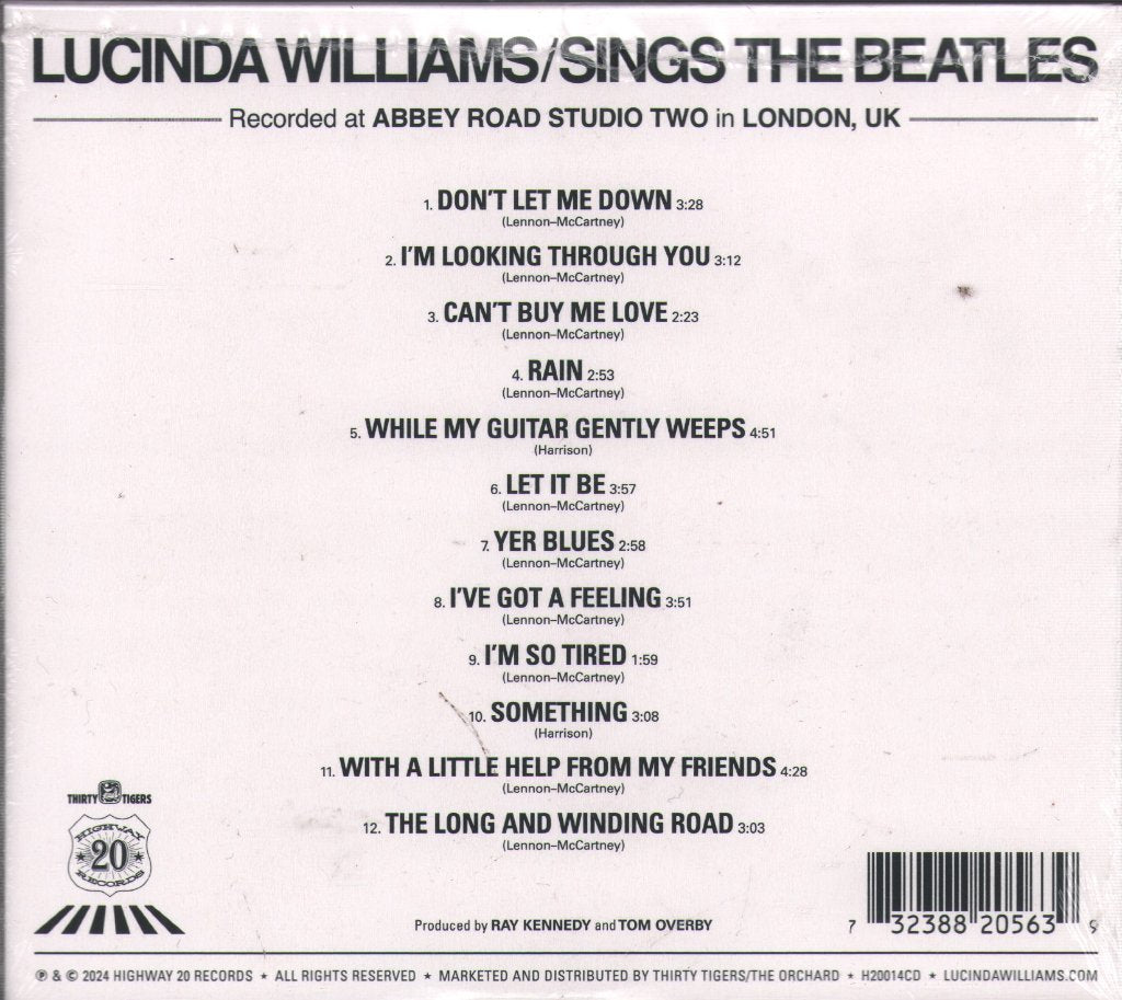 Lucinda Williams - Sings The Beatles From Abbey Road - Cd