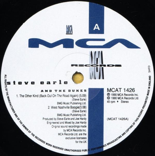 Steve Earle & The Dukes - Other Kind (Back Out On The Road Again) - 12 Inch