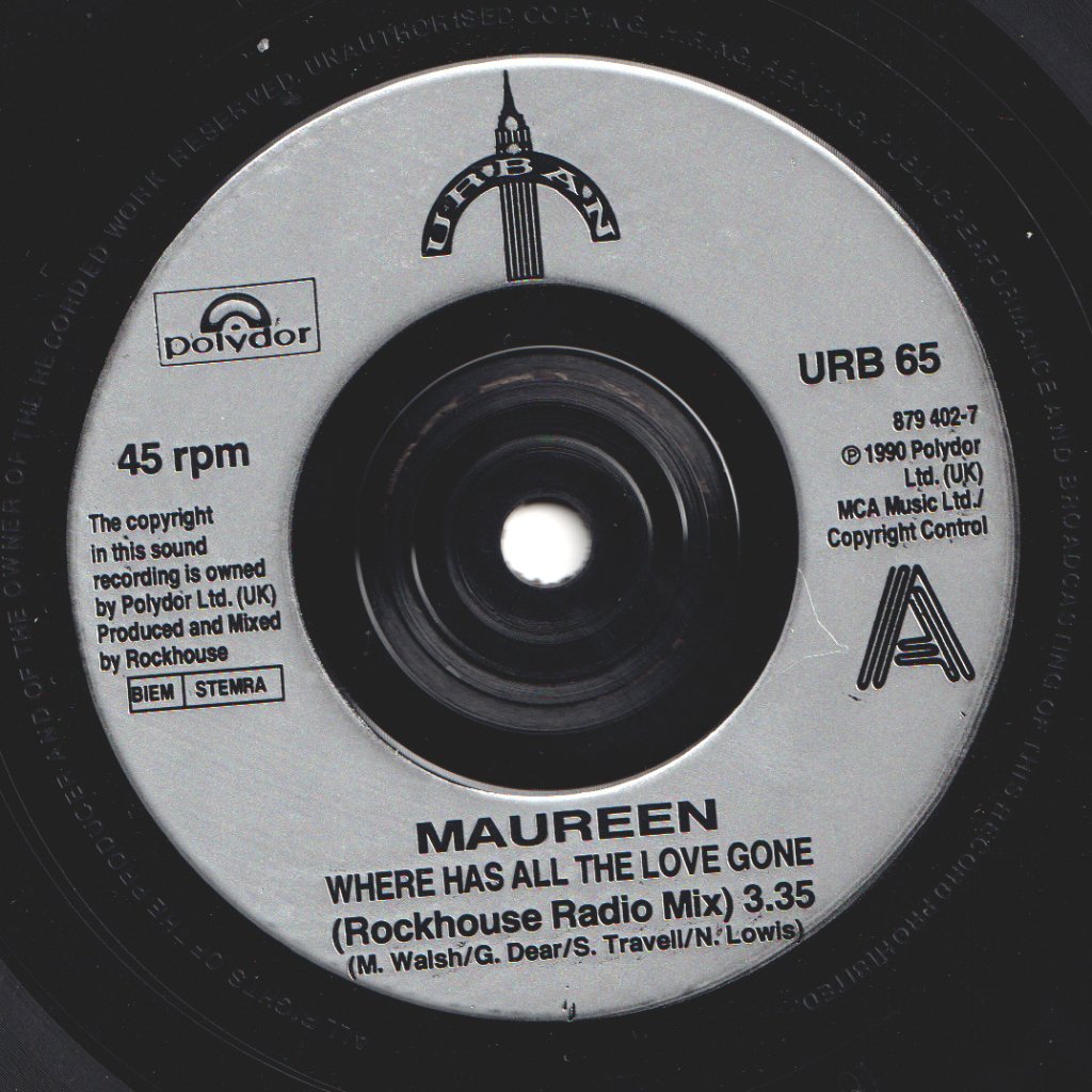 Maureen - Where Has All The Love Gone - 7 Inch
