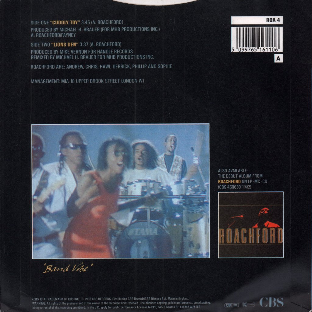 Roachford - Cuddly Toy - 7 Inch
