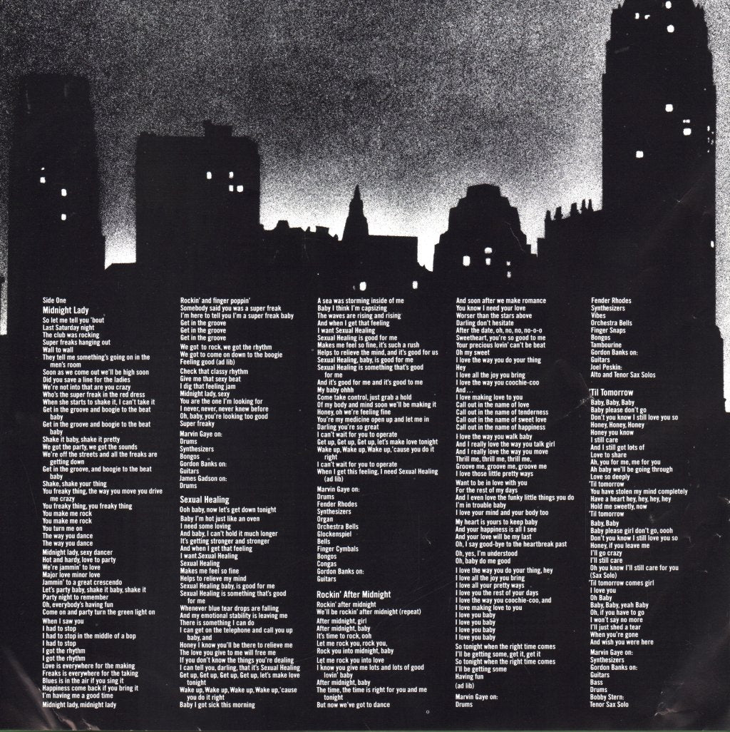 Marvin Gaye - Midnight Love - Lp