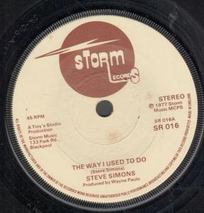 Steve Simons - Way I Used To Do - 7 Inch
