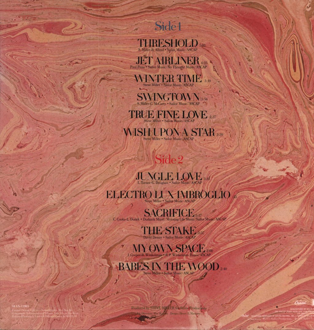 Steve Miller Band - Book Of Dreams - Lp