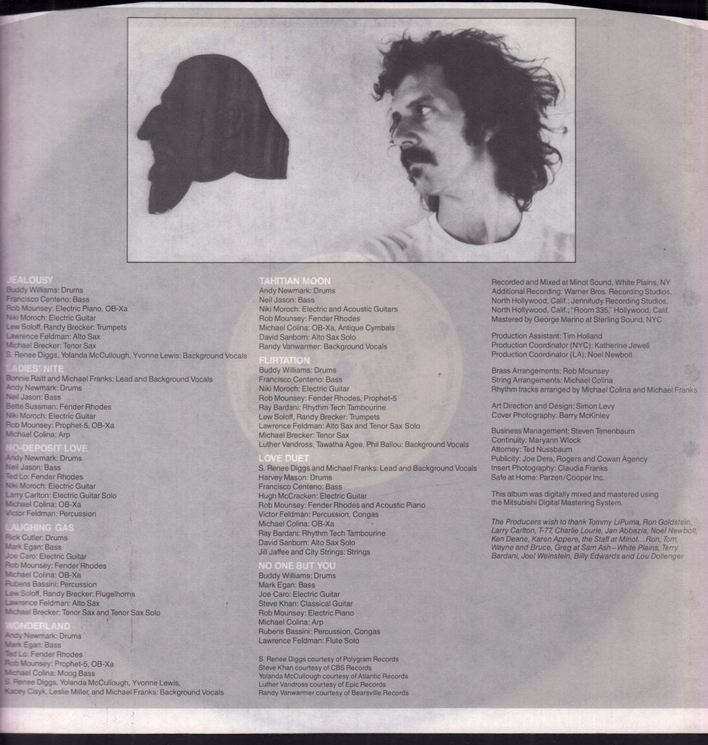 Michael Franks - Objects Of Desire - Lp