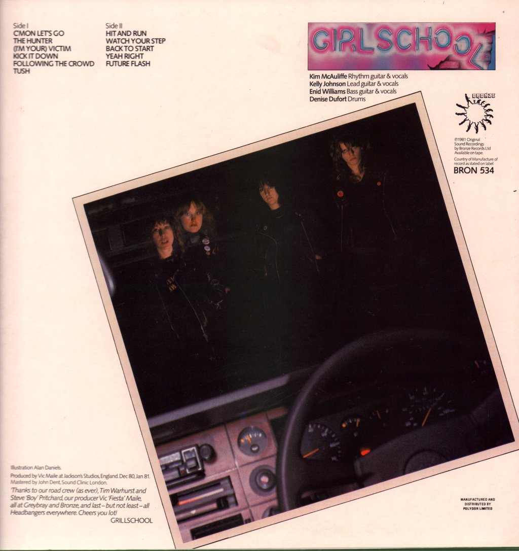 Girlschool - Hit And Run - Lp