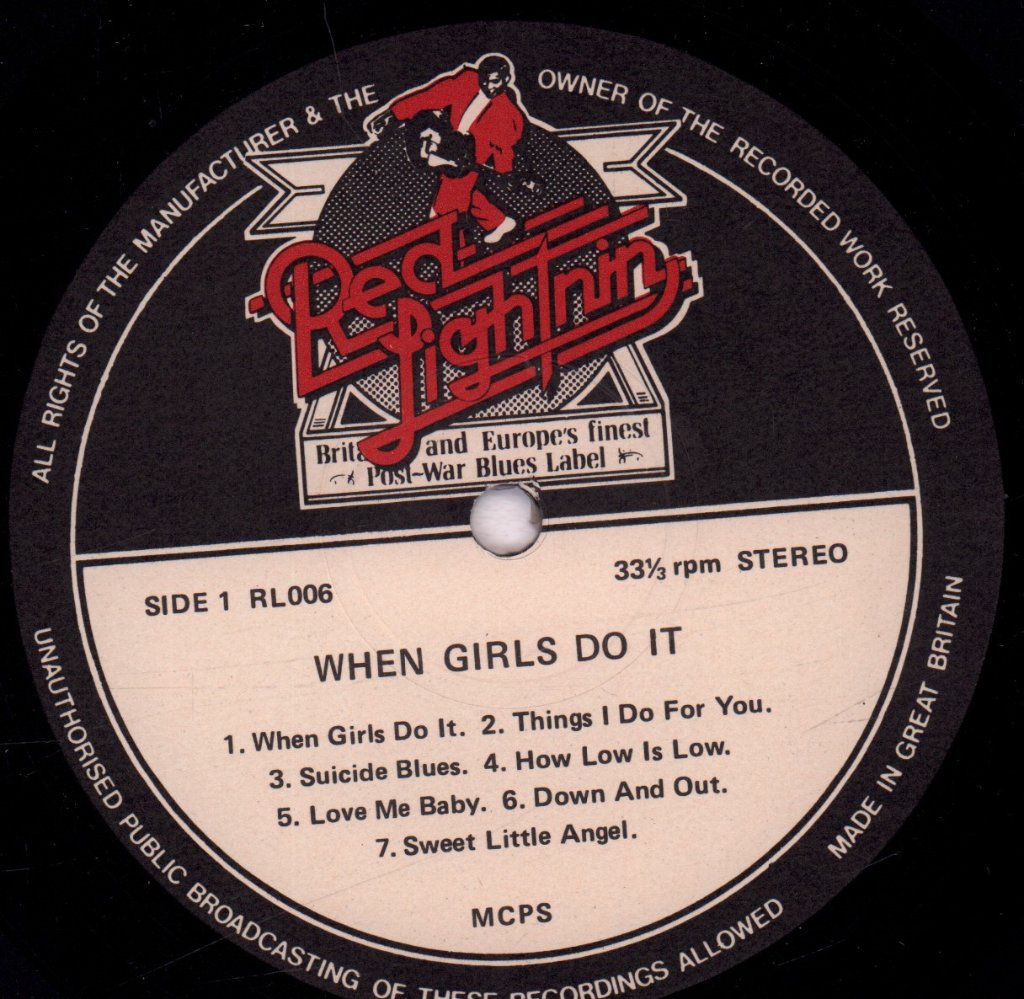 Various Artists - When Girls Do It - Double Lp