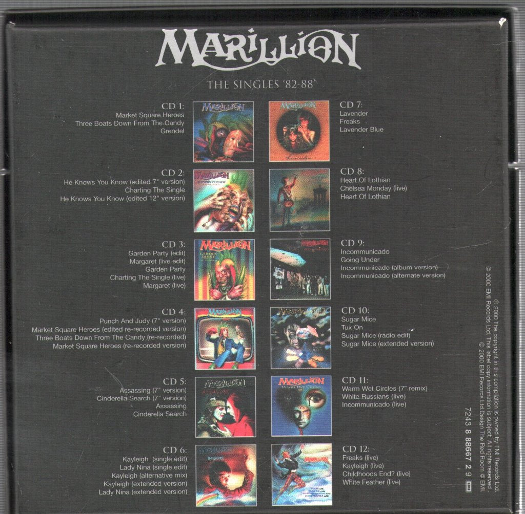 Marillion - Singles '82-88' - Cd Set