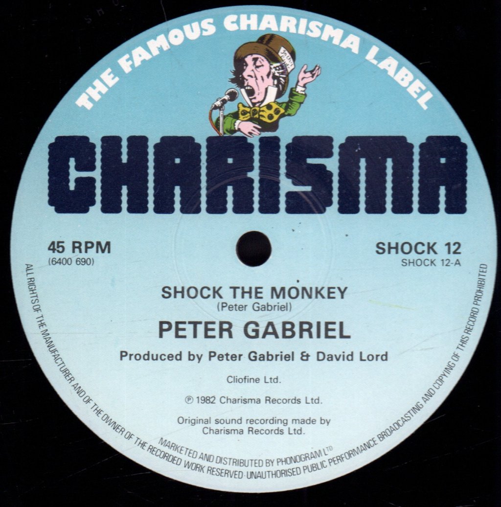 Peter Gabriel - Shock The Monkey - 12 Inch