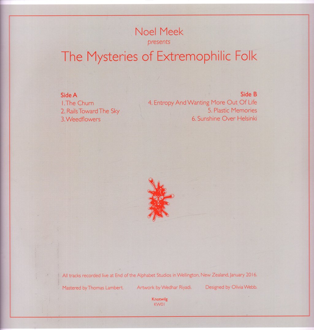 Noel Meek - Mysteries Of Extremophilic Folk - Lp