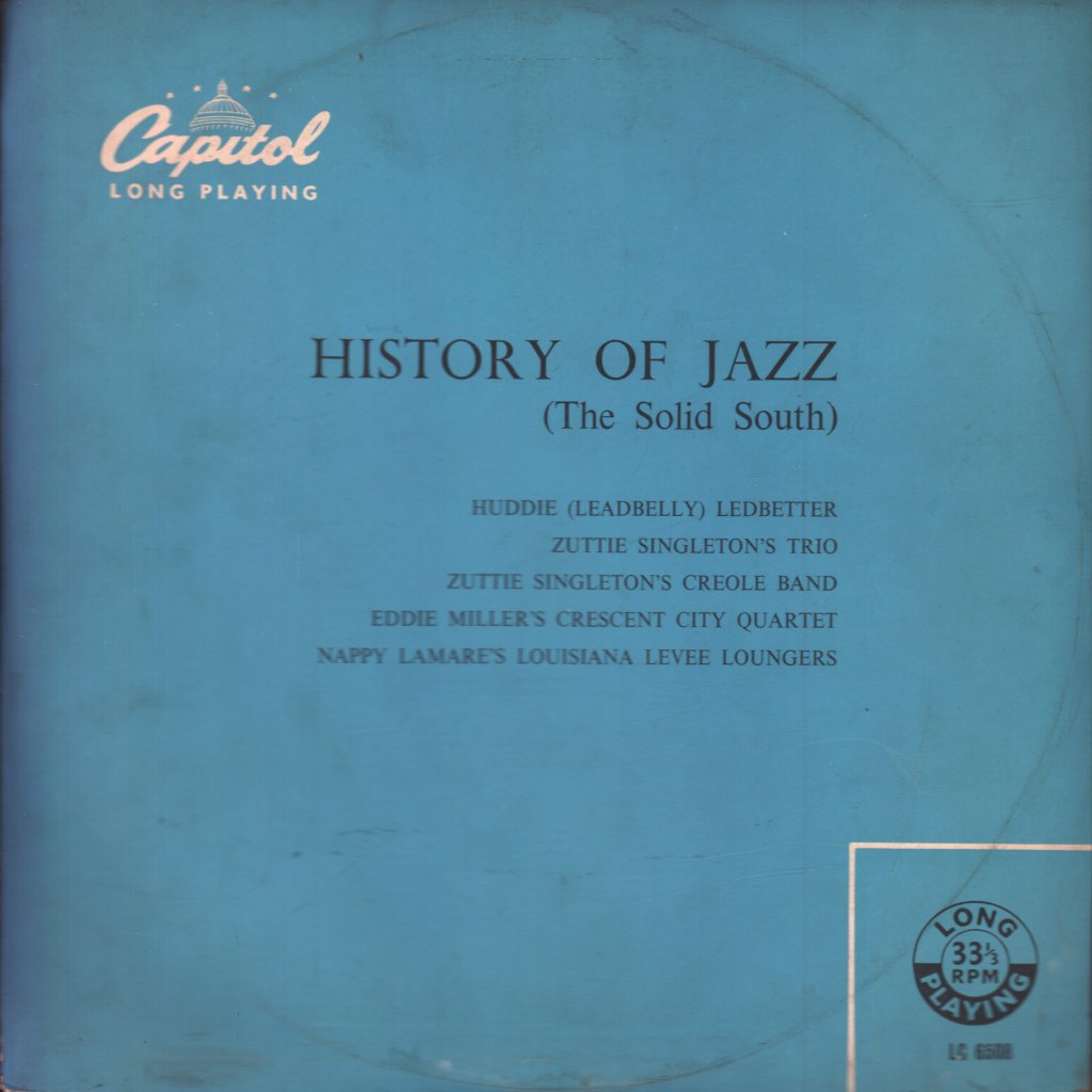 Various Artists - History Of Jazz (The Solid South) - 10 Inch