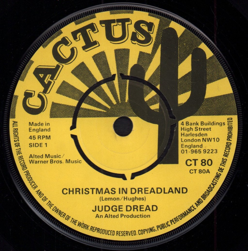 Judge Dread - Christmas In Dreadland - 7 Inch