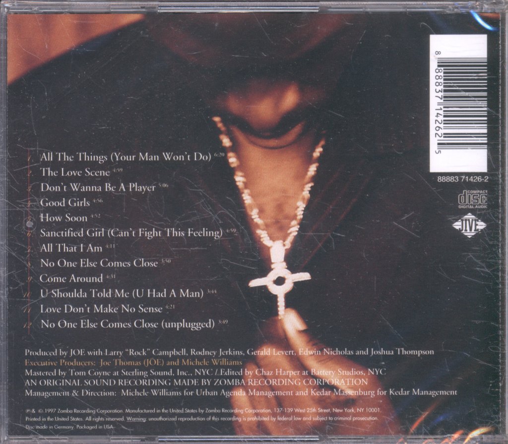Joe - All That I Am - Cd