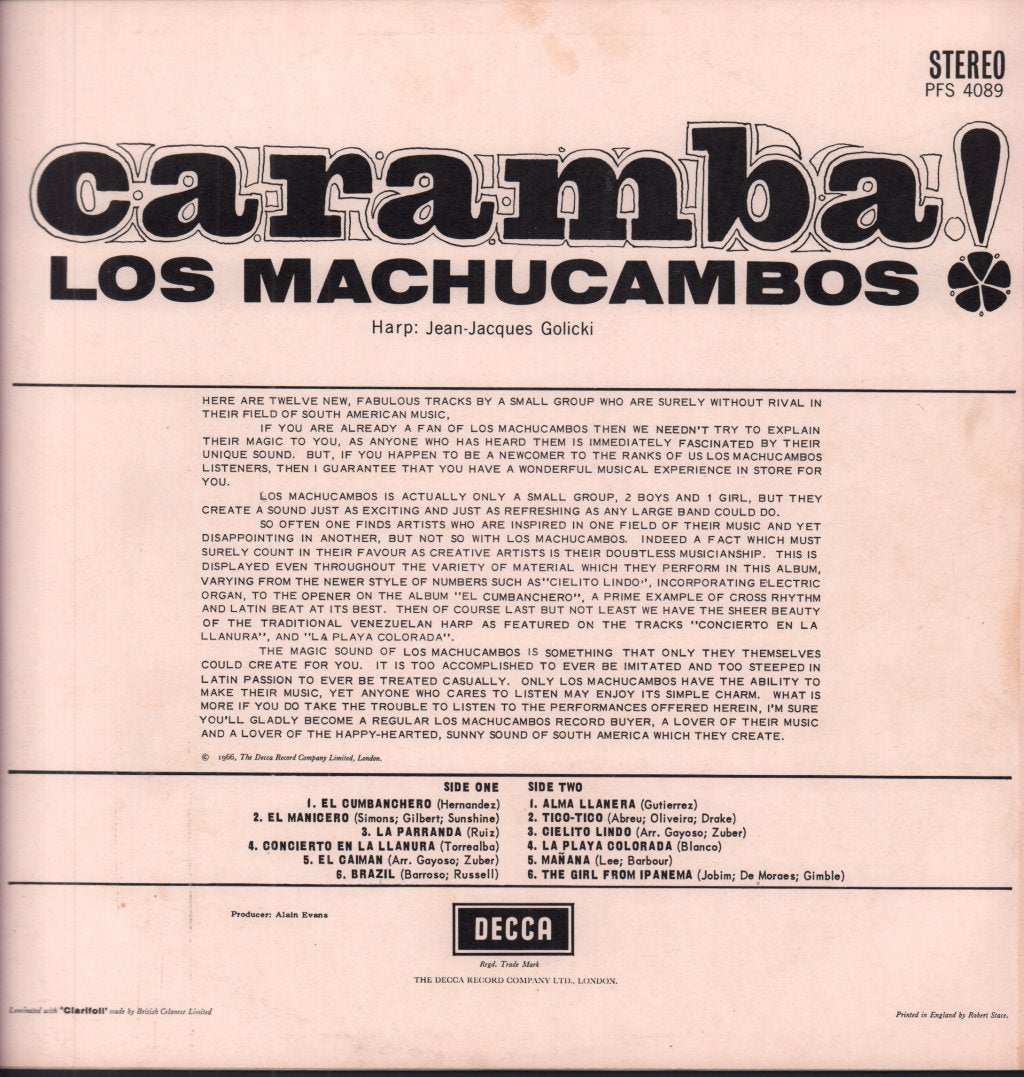 Los Machucambos - Caramba! - Lp