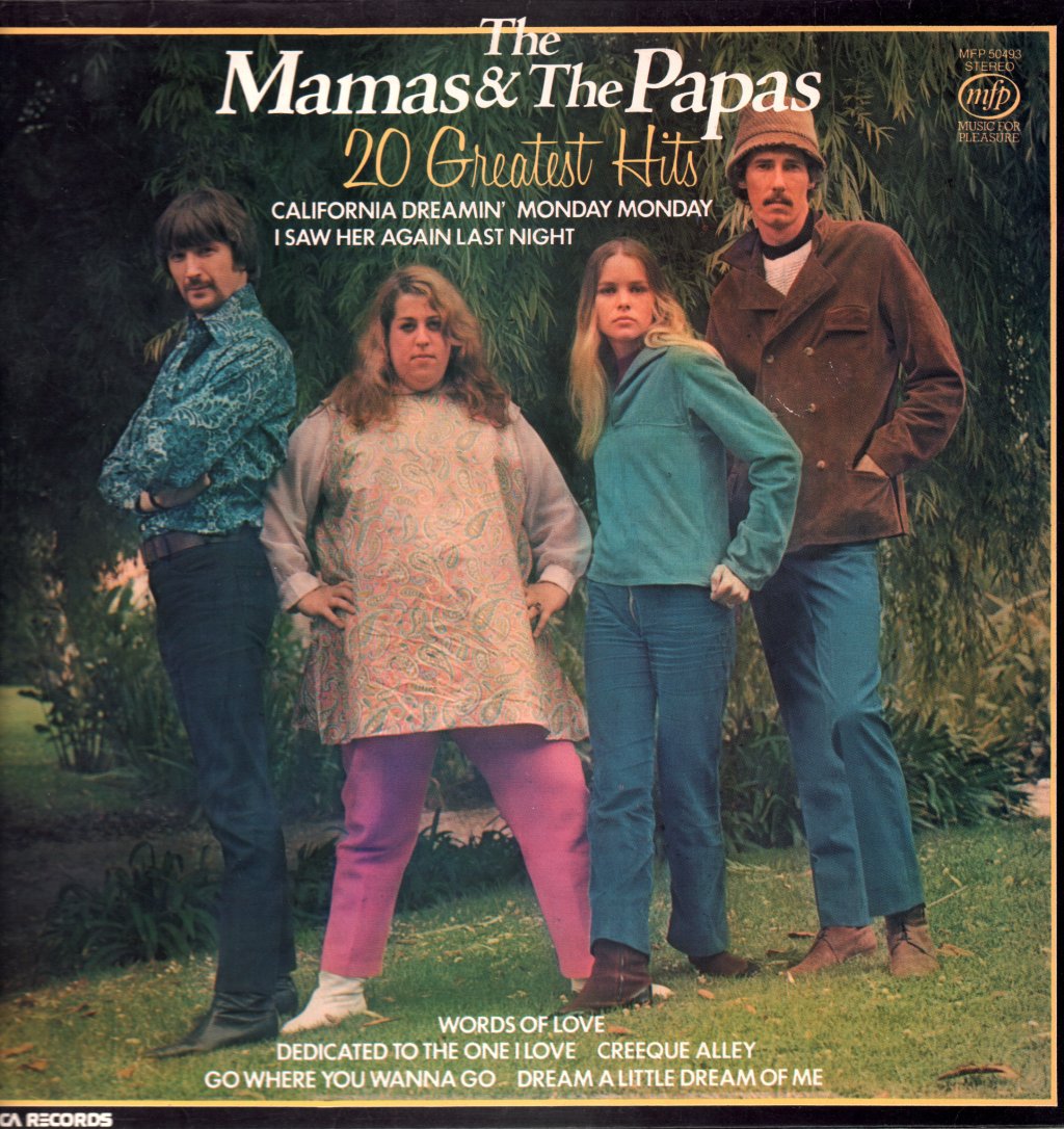 Mamas And The Papas - 20 Greatest Hits - Lp
