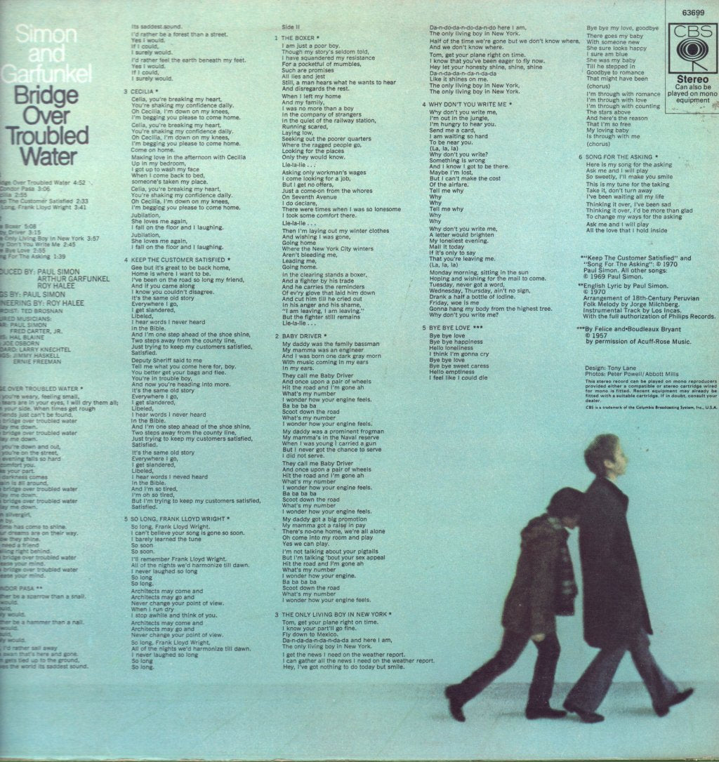 Simon And Garfunkel - Bridge Over Troubled Water - Lp