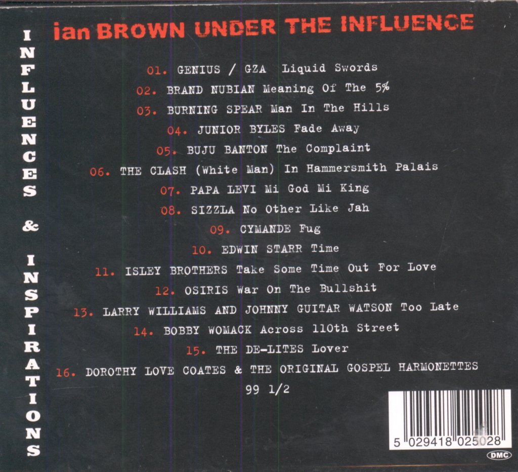 Ian Brown - Under The Influence - Cd