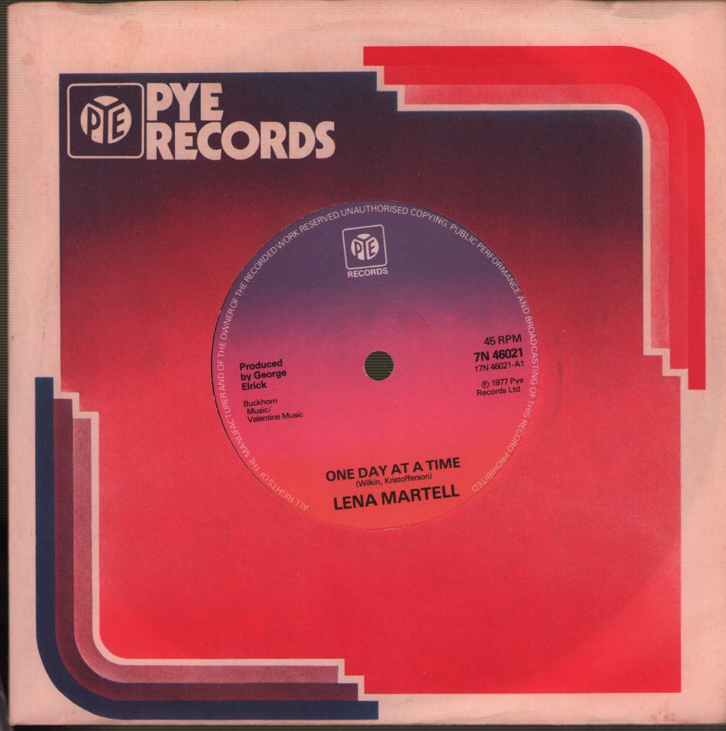 Lena Martell - One Day At A Time - 7 Inch