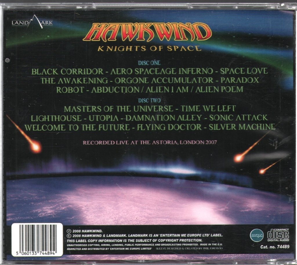 Hawkwind - Knights Of Space - Double Cd