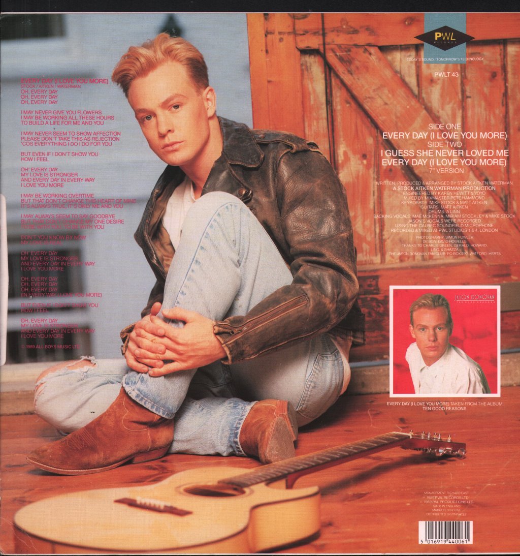 Jason Donovan - Every Day - 12 Inch