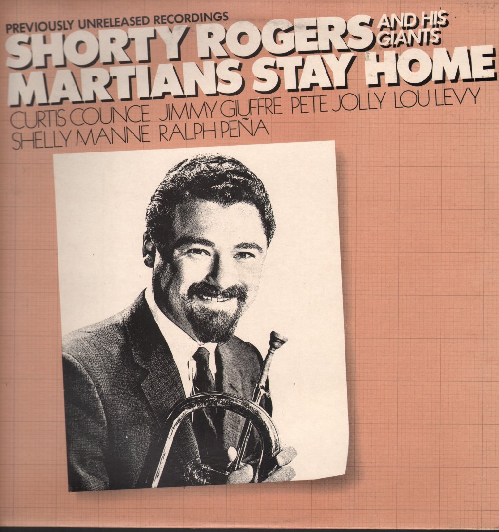 Shorty Rogers And His Giants - Martians Stay Home - Lp