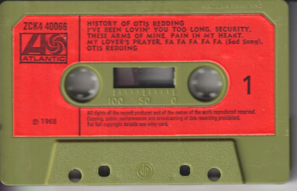 Otis Redding - History Of - Cassette