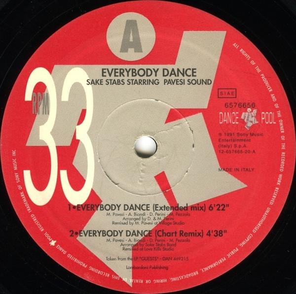 Sake Stabs Starring Pavesi Sound - Everybody Dance - 12 Inch