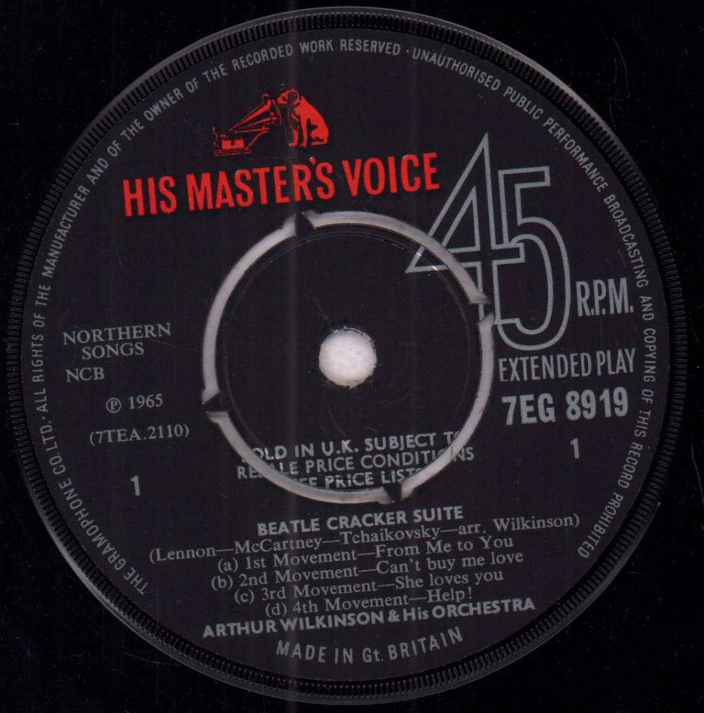 Arthur Wilkinson And His Orchestra - Beatle Cracker Suite - 7 Inch