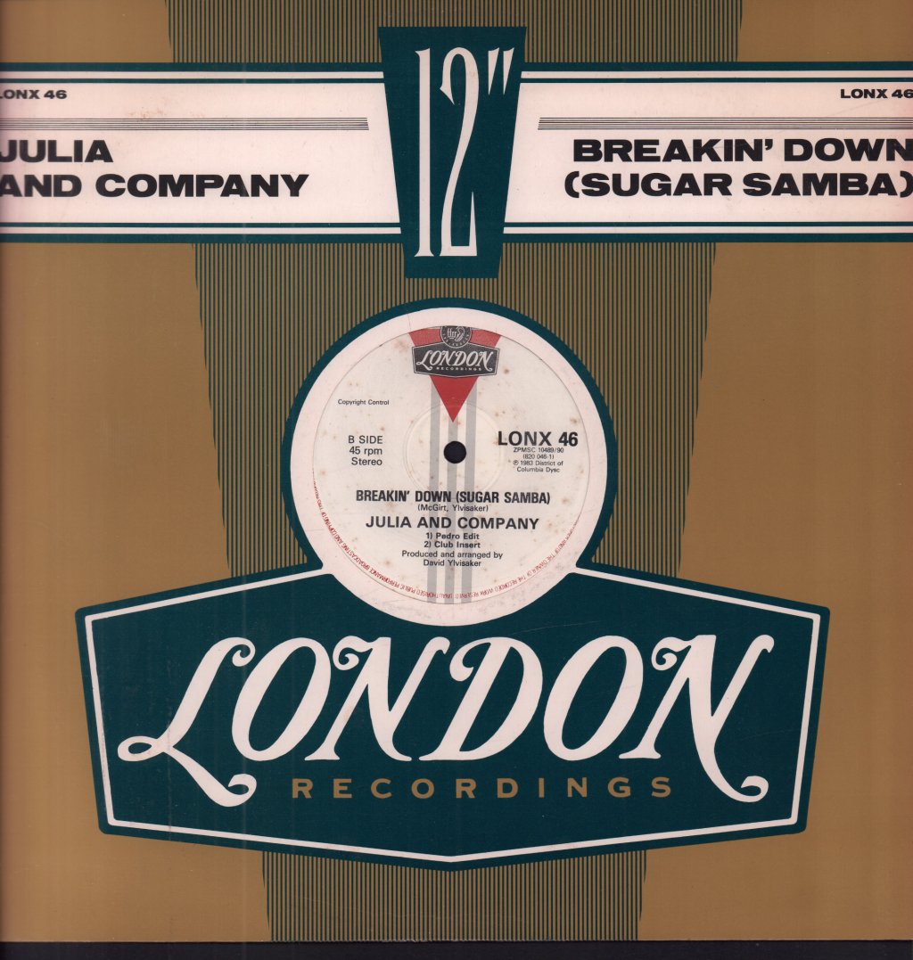 Julia And Company - Breakin' Down - 12 Inch