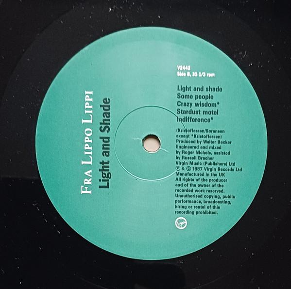 Fra Lippo Lippi - Light And Shade - Lp