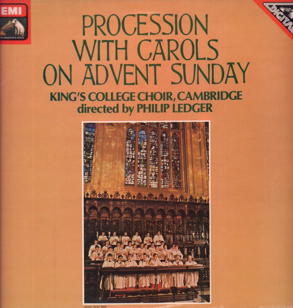 King's College Choir Of Cambridge / Philip Ledger - Procession With Carols On Advent Sunday - Lp
