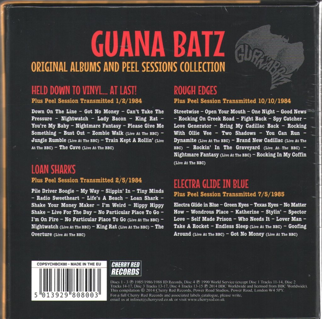Guana Batz - Original Albums And Peel Sessions Collection - Cd Set