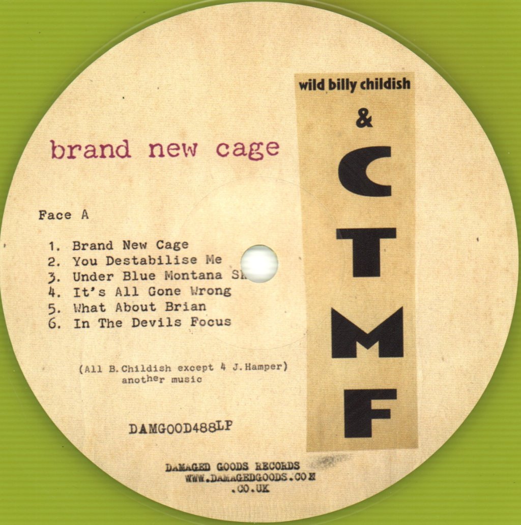 Wild Billy Childish And CTMF - Brand New Cage - Lp