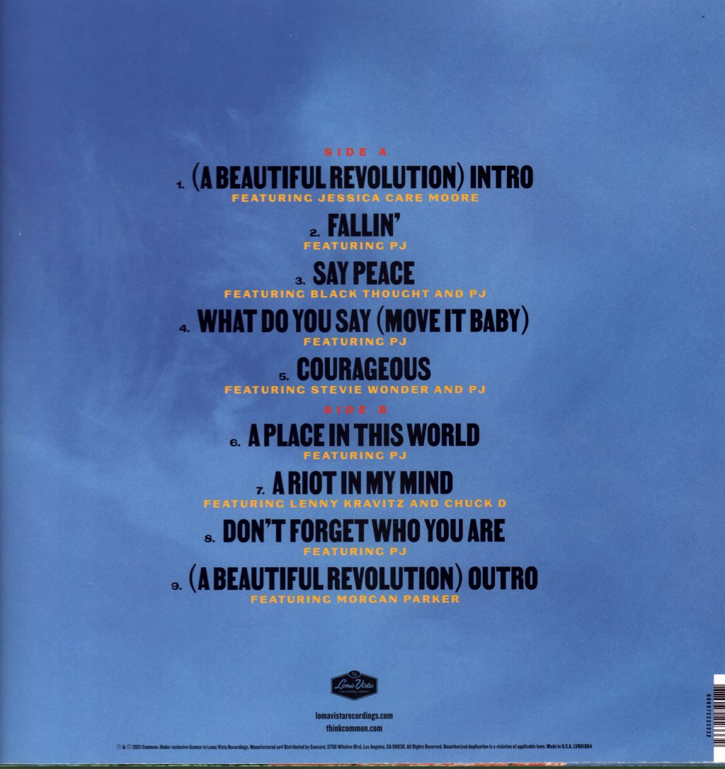 Common - A Beautiful Revolution (Pt 1) - Lp