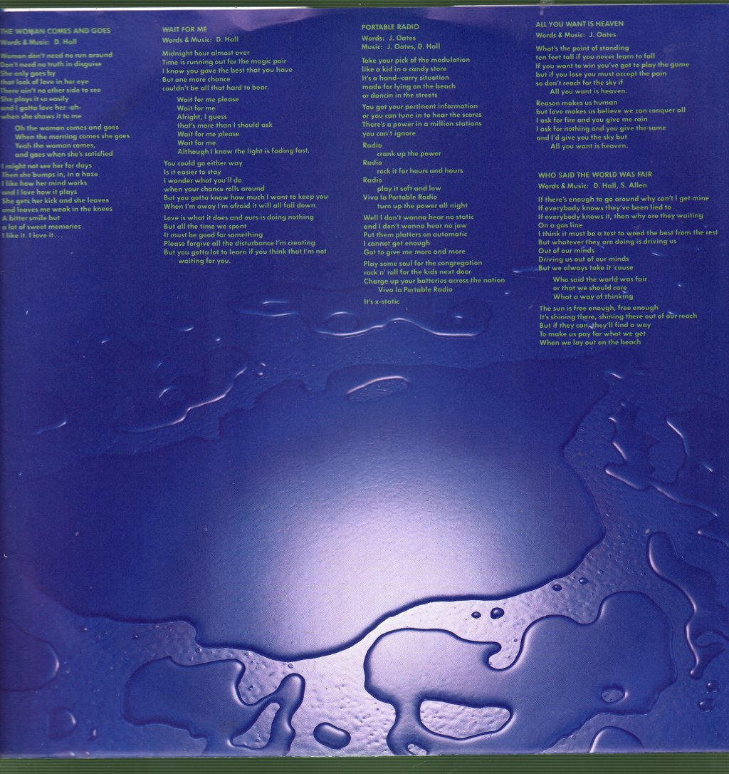 Daryl Hall And John Oates - X-Static - Lp