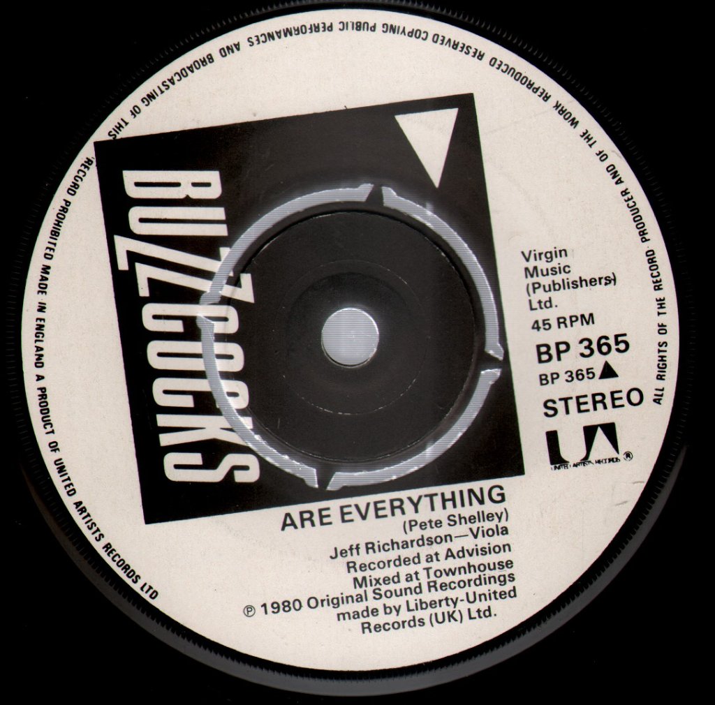 Buzzcocks - Are Everything - 7 Inch