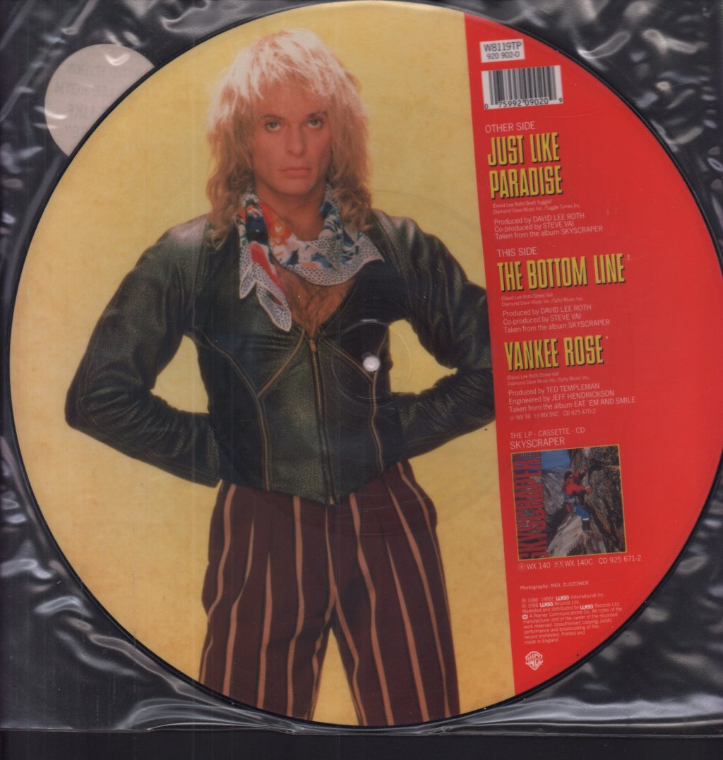 David Lee Roth - Just Like Paradise - 12 Inch
