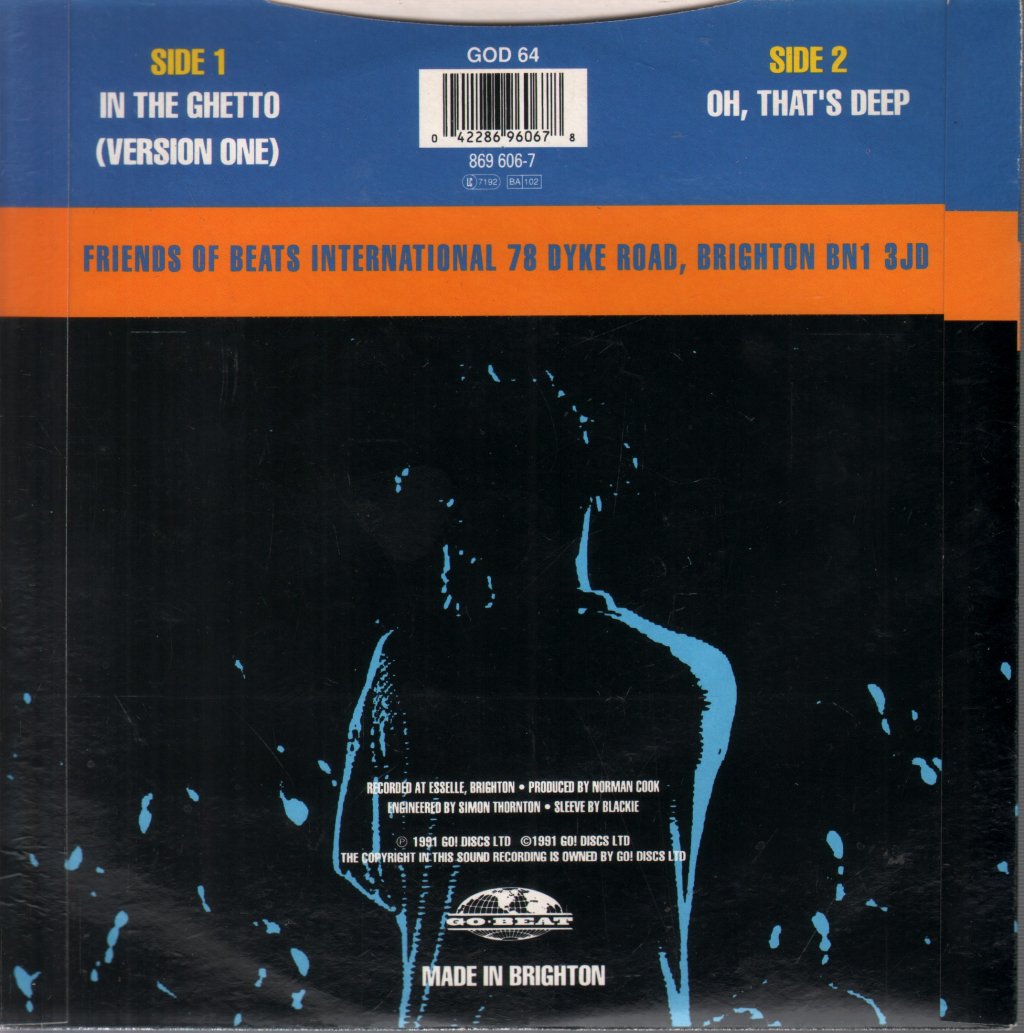 Beats International - In The Ghetto - 7 Inch