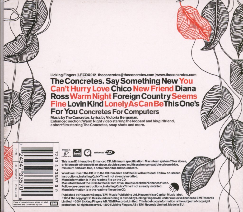 Concretes - Concretes - Cd