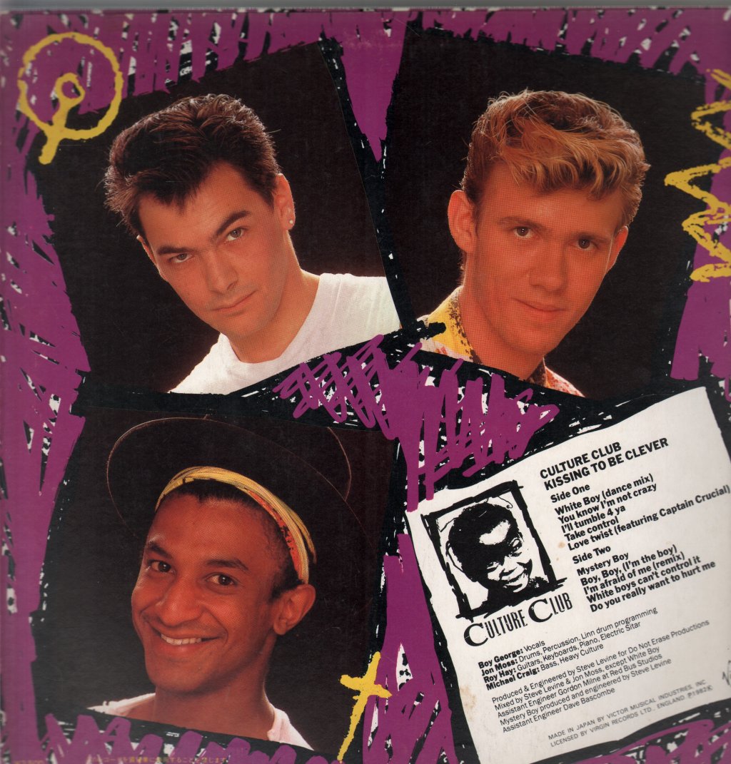 Culture Club - Kissing To Be Clever - Lp