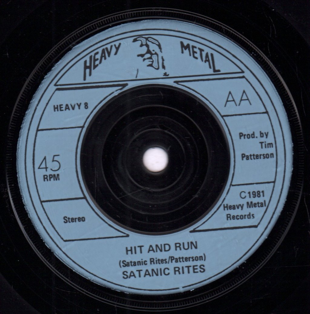 Satanic Rites - Live To Ride - 7 Inch