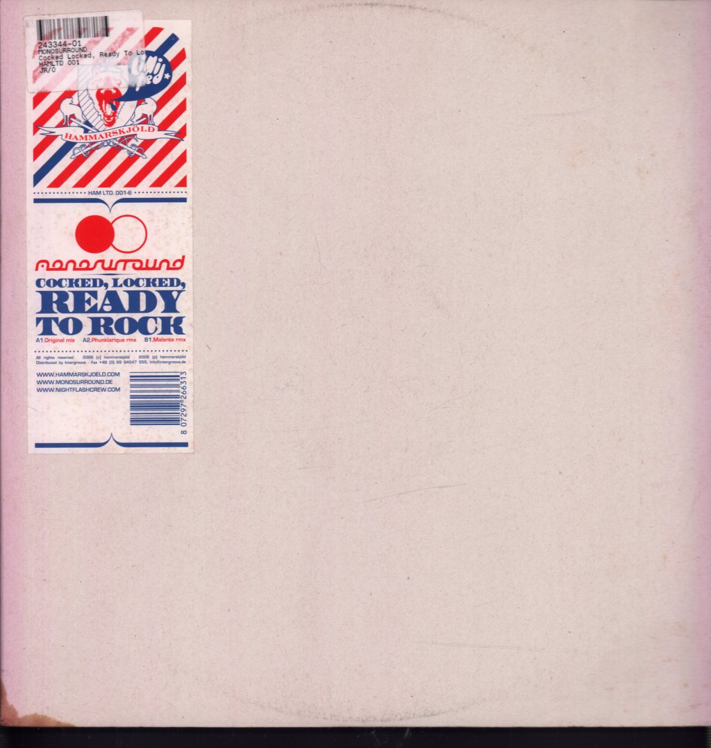 Monosurround - Cocked, Locked, Ready To Rock - 12 Inch