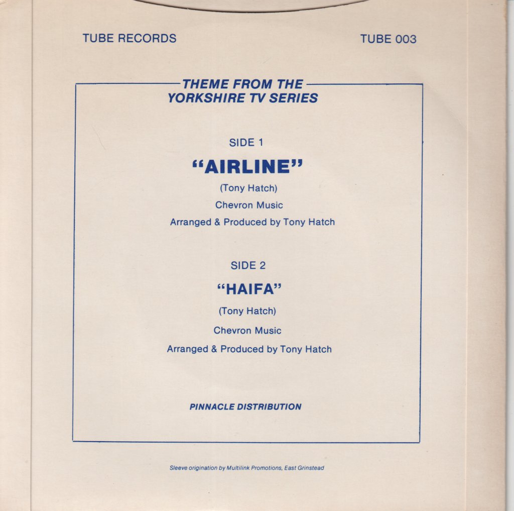 Tony Hatch - Airline - 7 Inch