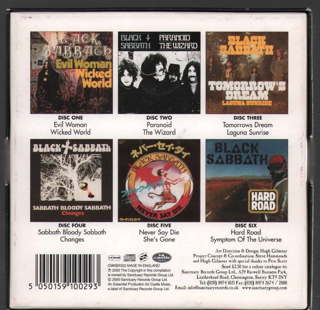 Black Sabbath - Singles 1970-1978 - Cd Set