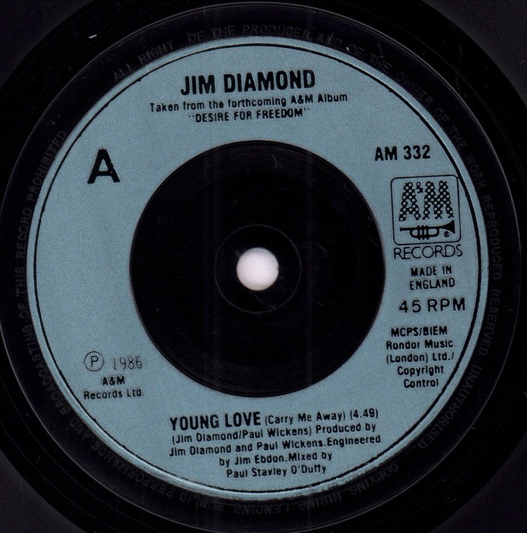 Jim Diamond - Young Love - 7 Inch