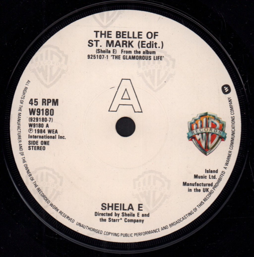 Sheila E - Belle Of St Mark - 7 Inch