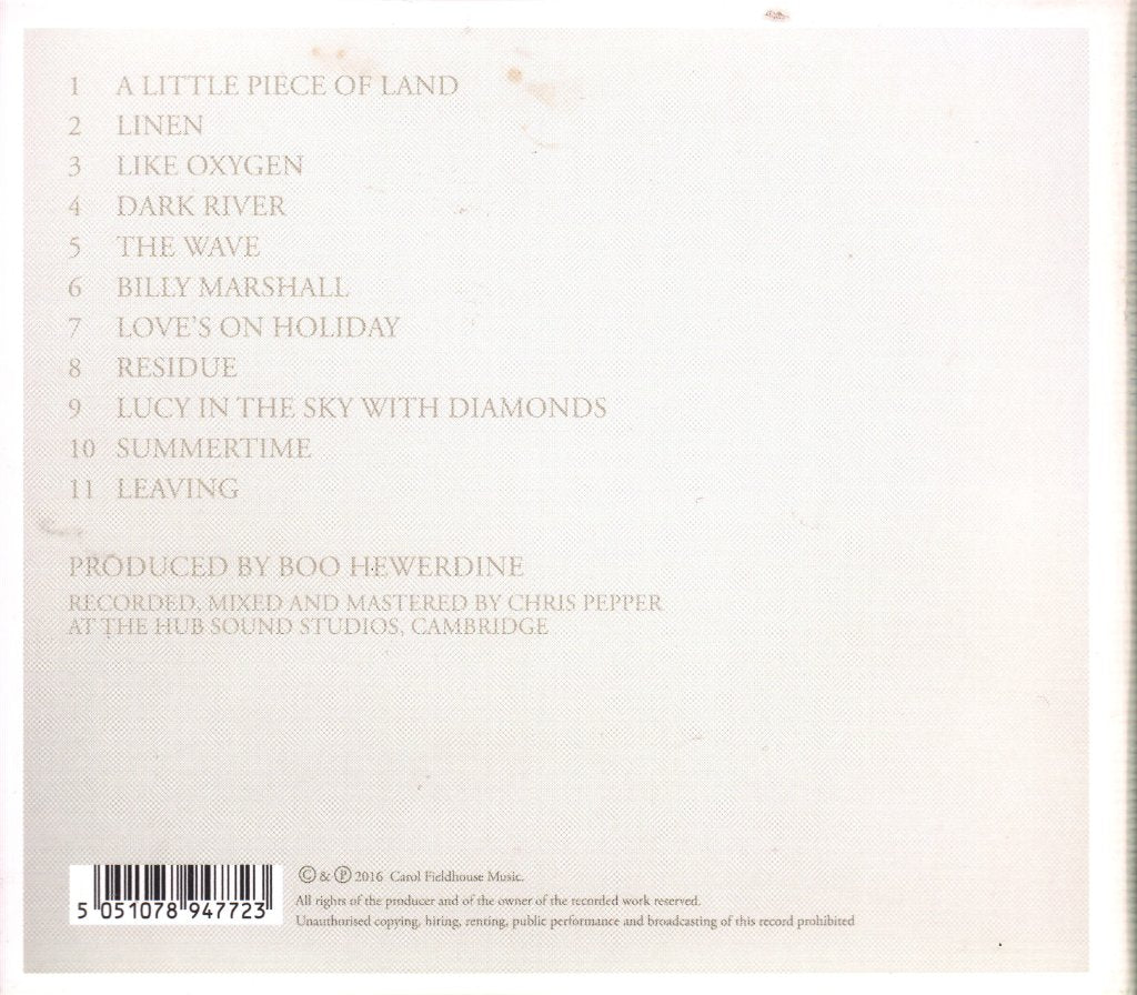 Carol Fieldhouse - Linen - Cd