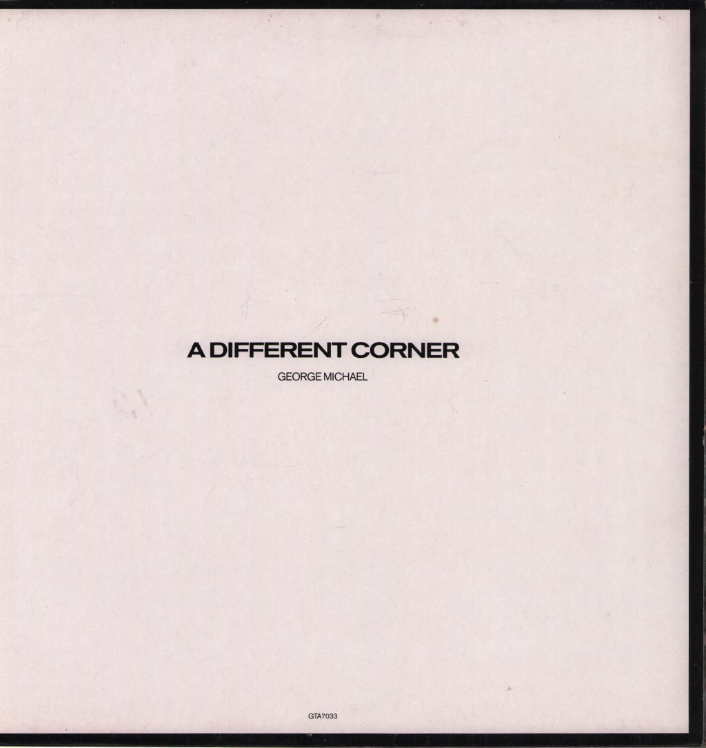 George Michael - A Different Corner - 12 Inch