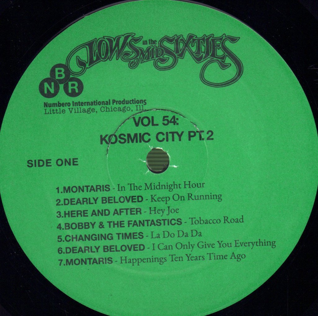 Various Artists - Lows In The Mid Sixties Volume 54: Kosmic City Part 2 - Lp